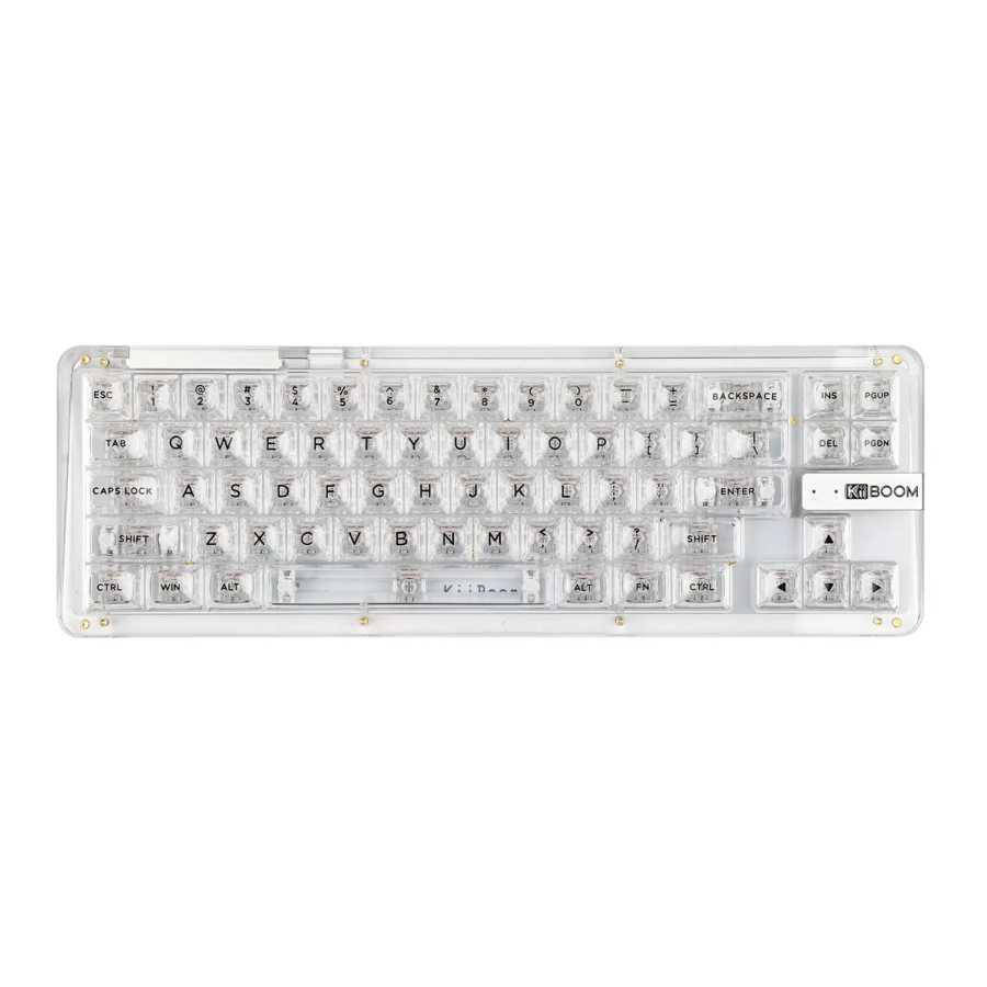 KiiBOOM Phantom 68 - 68 Keys Hot Swappable Mechanical Keyboard Manual