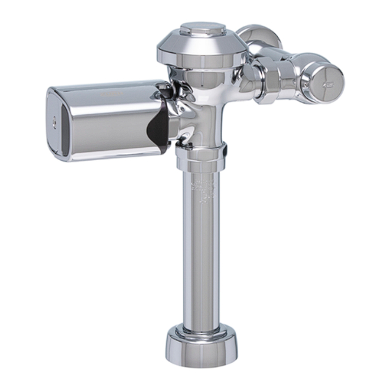 ZURN AquaSense ZER6000-SM Series Installation, Operation, Maintenance And Parts Manual