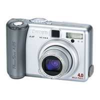 Canon POWERSHOT A85 Quick Start Manual