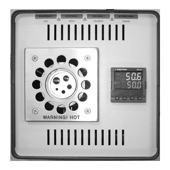 Techne UCAL400+ Operator's Manual