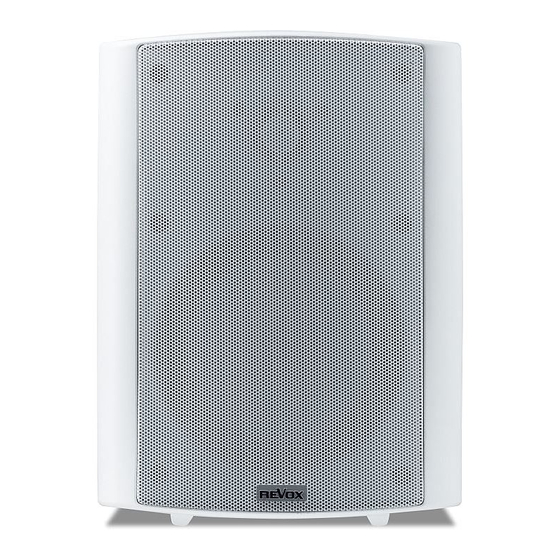 Revox Re:sound I Outdoor 80 Manual
