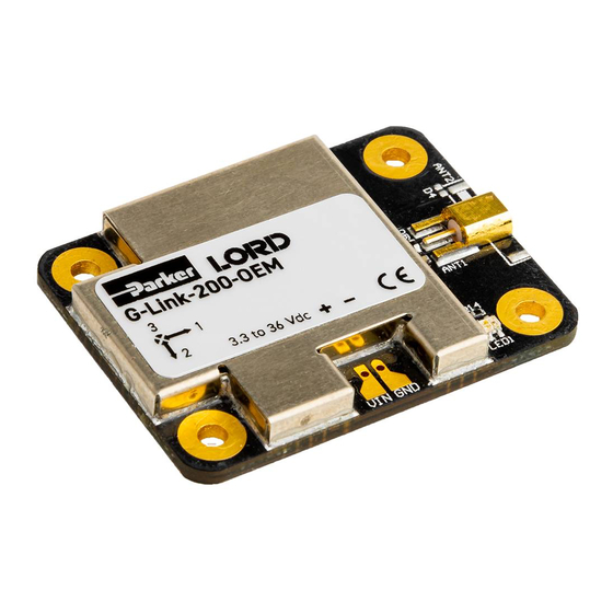 Lord MicroStrain G-Link-200-OEM User Manual