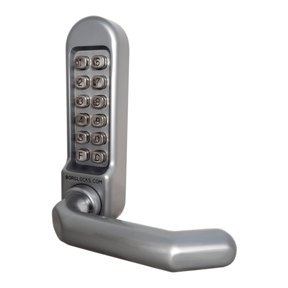 Borglocks BL5000 Parts List, Installation And General Information