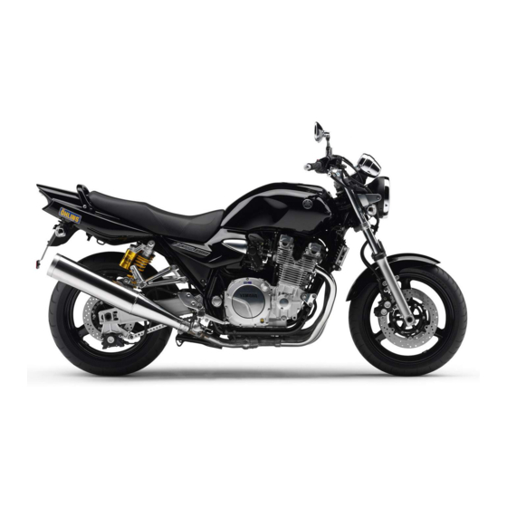 Yamaha XJR1300X Owner's Manual
