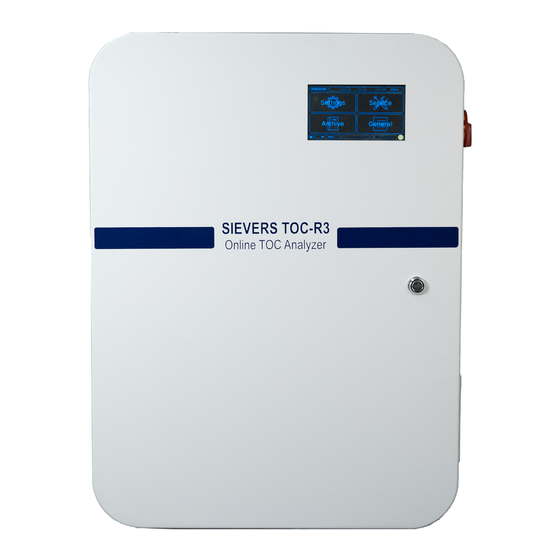 Veolia Sievers TOC-R3 Installation Manual