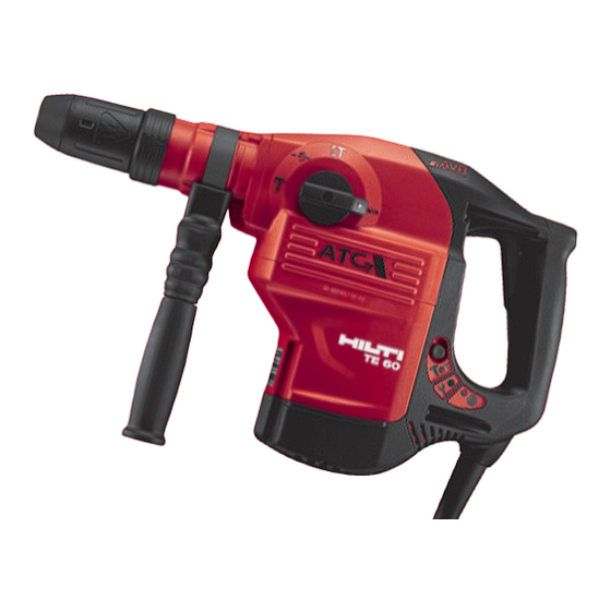 Hilti TE 60T Operating Instructions Manual