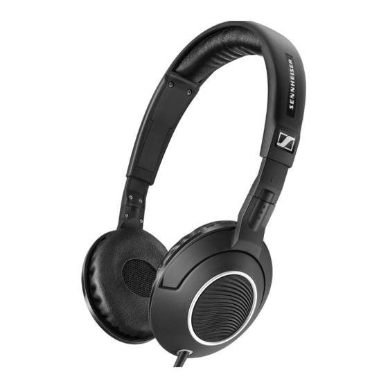 Sennheiser HD 231G Quick Manual