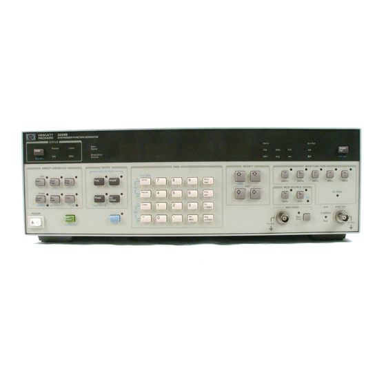 HP 3325B Operating Manual