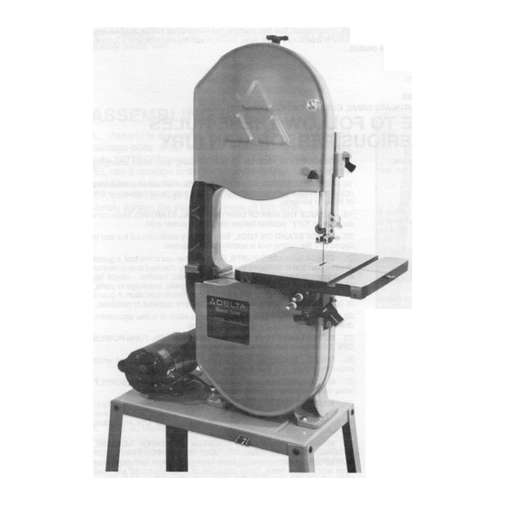 Delta sidekick builder's saw 36-275 Instruction Manual
