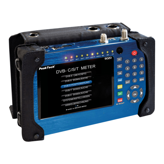 PeakTech 9020 Operation Manual