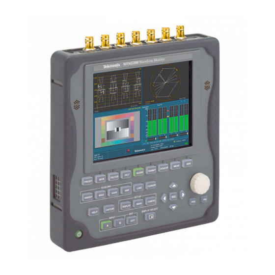 Tektronix WFM2300 Release Notes