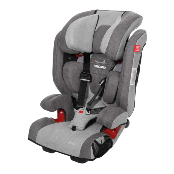 Thomashilfen RECARO Monza Reha Instructions For Assembly And Use