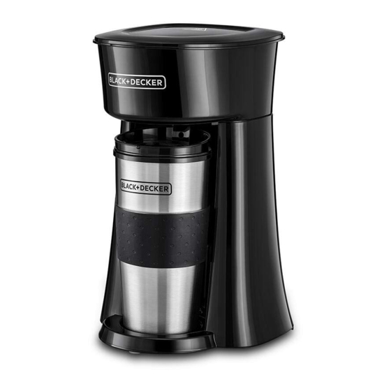 Black and decker 12 cup programmable coffee maker manual best sale