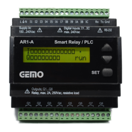 Gemo AR1-A Quick Start Manual