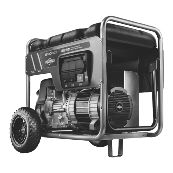Briggs & Stratton 8250 Quick Start Manual