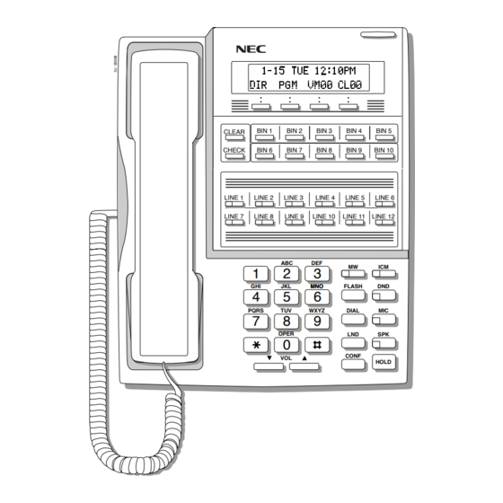 NEC DS1000 Feature Handbook