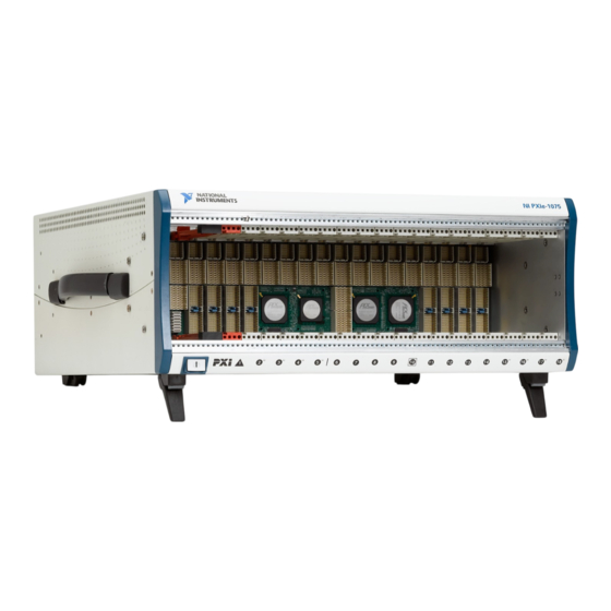 National Instruments PXI Express PXIe-1075 User Manual