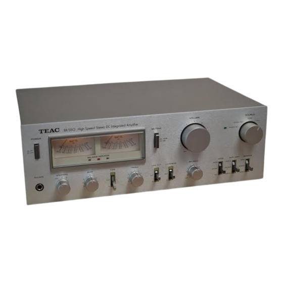 Teac BX-550 Service Manual
