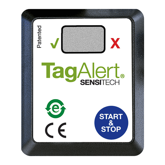 Carrier SENSITECH TagAlert Enhanced Indicator Instructions For Use