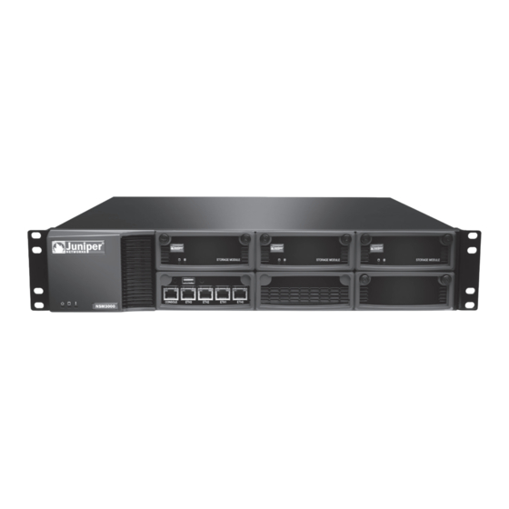Juniper NETWORK AND SECURITY MANAGER NSM3000 - QUICK START REV 1 Quick Start Manual