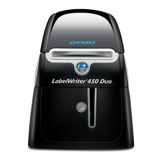 Dymo LabelWriter 450 Duo Label Printer Quick Start Manual