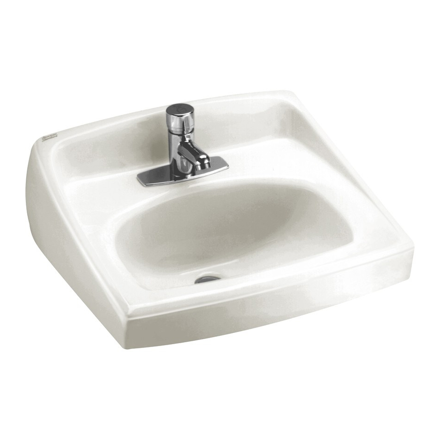 American Standard Lucerne Wall Hung Lavatory 0356.066 Specification Sheet