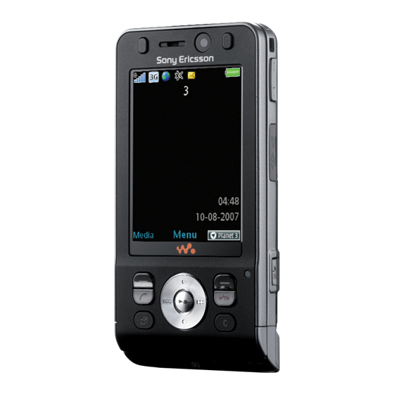 Sony Ericsson W910i User Manual