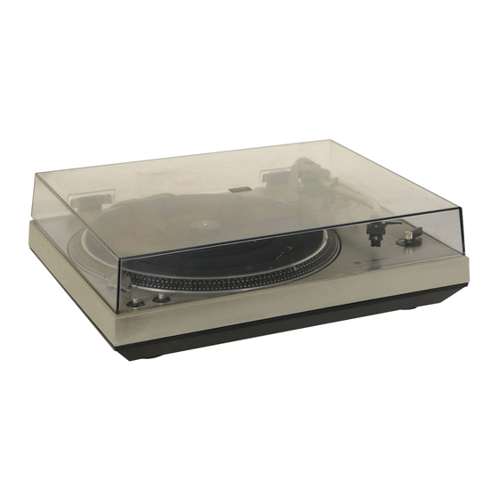 Technics SL-1500 Service Manual