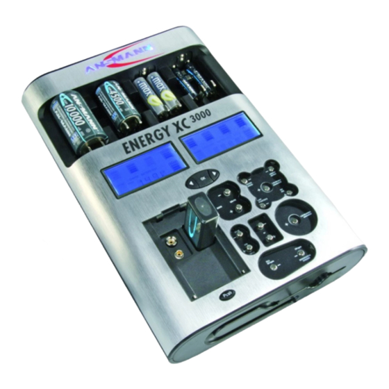 ANSMANN energy xc3000 Operating Instructions Manual