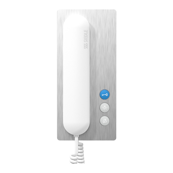 SSS Siedle in-home bus: audio System Manual
