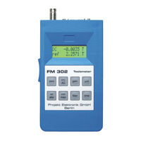 Projekt Elektronik FM 302 Operating Manual