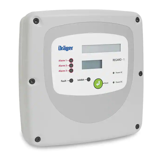 Dräger REGARD-1 Installation, Operation And Maintenance Manual