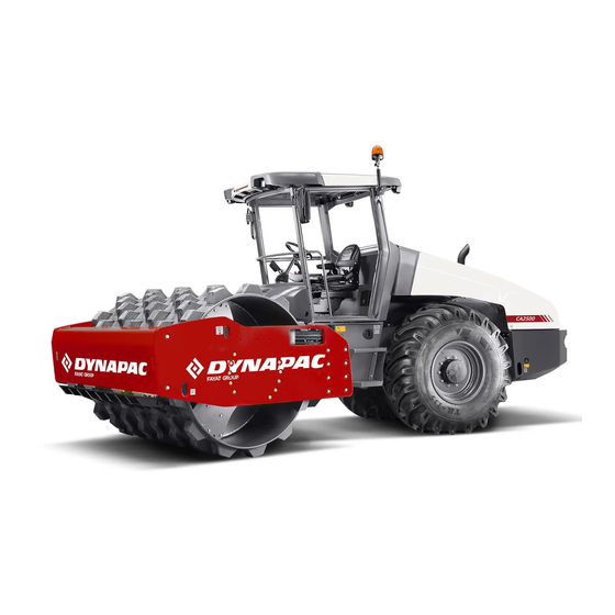 Fayat Group DYNAPAC CA2500 Instruction Manual