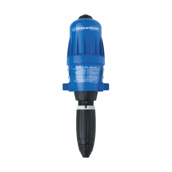dosatron GENUINE D14MZ5VVFII Manual