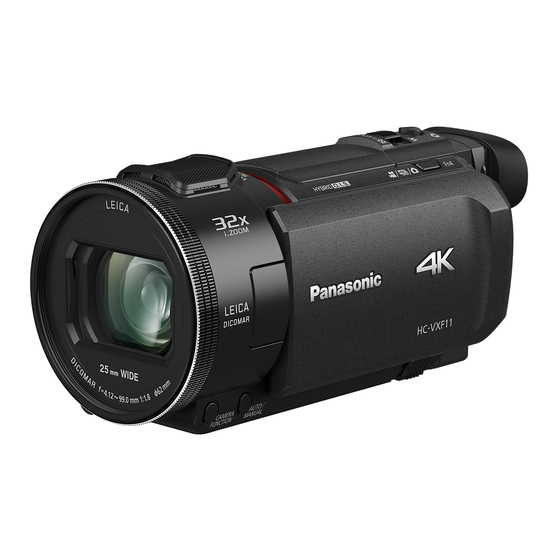 Panasonic HC-V800K Basic Owner's Manual
