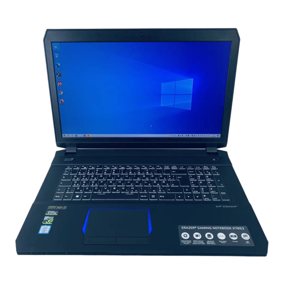 Medion ERAZER X7853-i7 Instruction Manual
