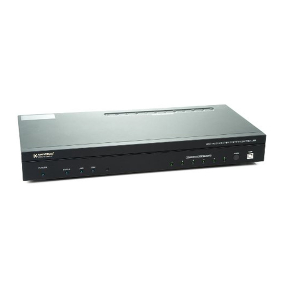 Universal Remote MSC-400 Quick Reference Manual