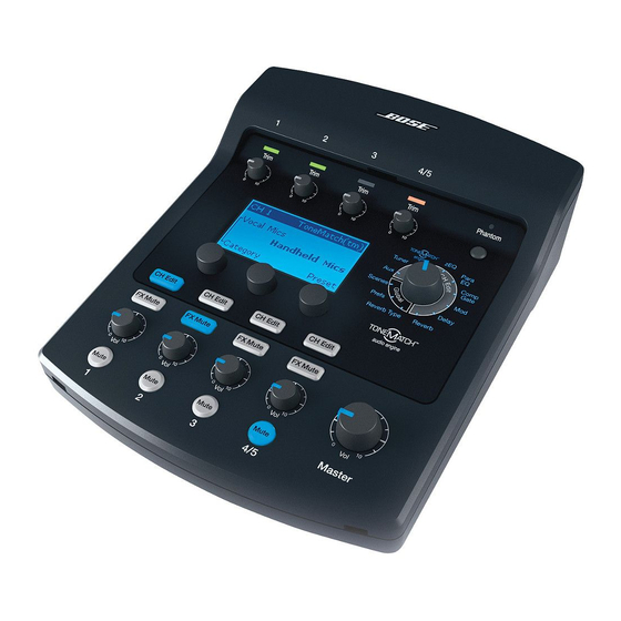 Bose T1 ToneMatch Quick Setup Manual