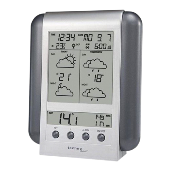 Techno Line Meteotronic WM 5412 Instruction Manual