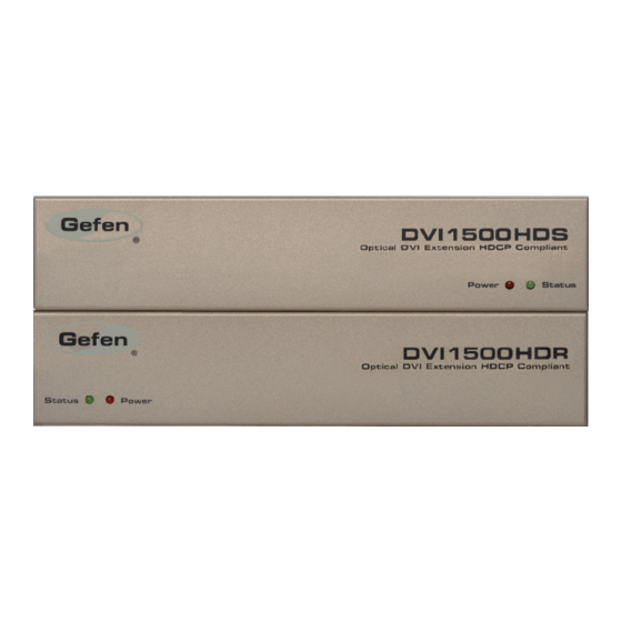Gefen DVI-1500HD Manuals