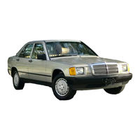 Mercedes-Benz 190 D 2.2 1985 Owner's Manual