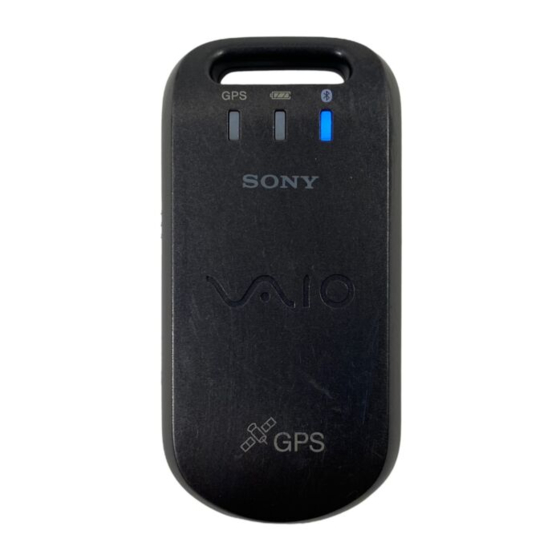 Sony VAIO VGP-BGU1 Manuals