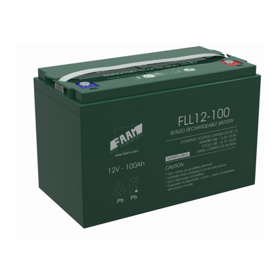 FAAM FLL 12-150 Operation Manual