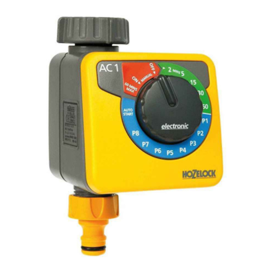 Easy watering Hozelock AC1 Quick Start Manual