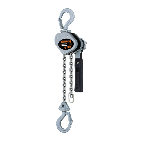 Harrington LX MINI PULLER Owner's Manual