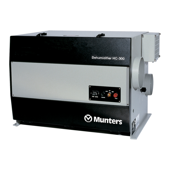 Munters HC-300 Operating And Maintenance Manual