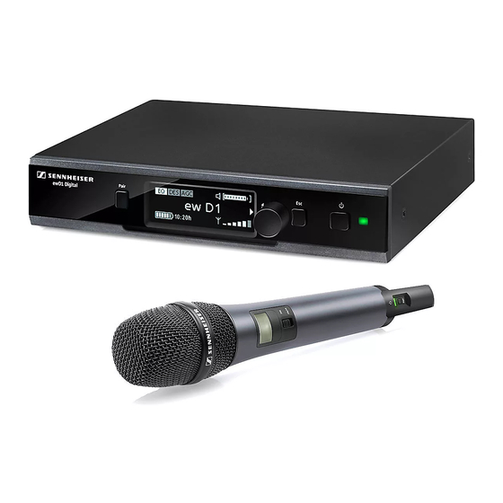 Sennheiser ew D1-CI1 System Manual