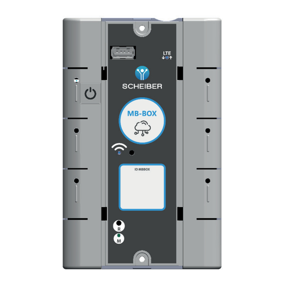Scheiber MB-BOX User Manual