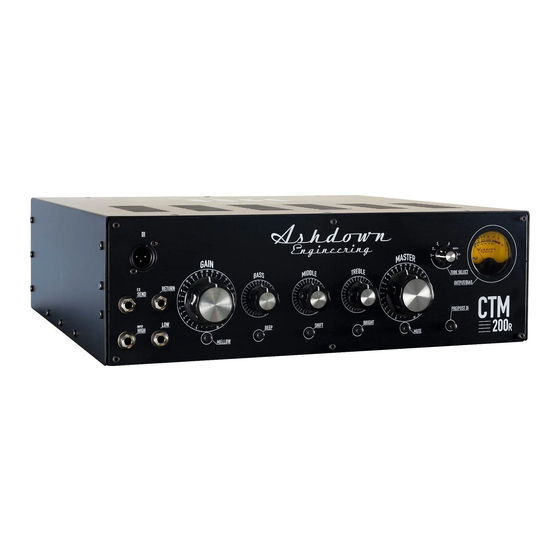Ashdown CTM-200-Rack User Manual