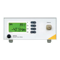 OptoTest OP735 Instruction Manual